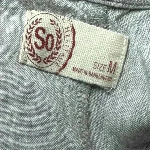 SO- Gray Floral Spaghetti strap knee length dress-Junior’s Med - Picture 5 of 5